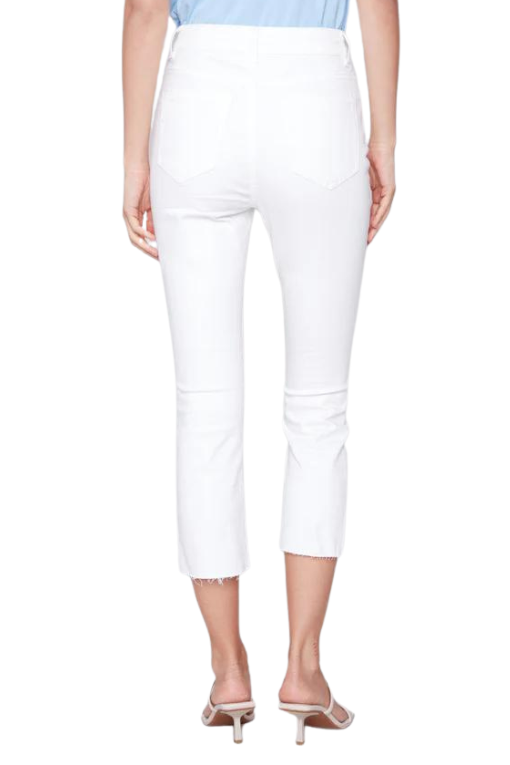 Bell Bottom Pant Raw Assymetrical Hem - CARINE
