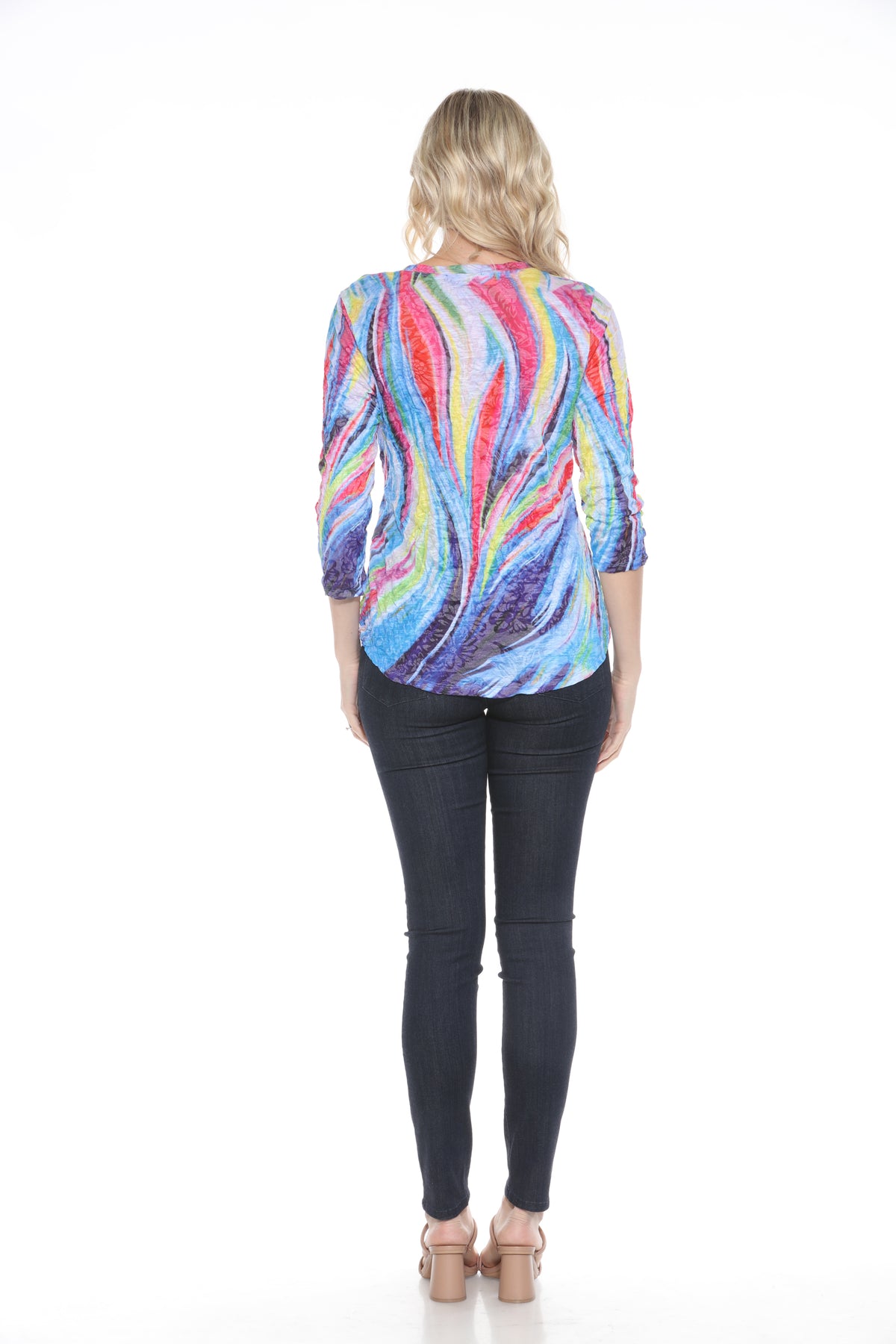 Round-Neck Top - Color Fusion - CARINE
