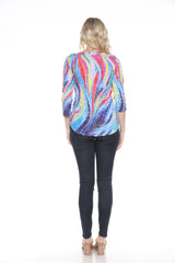 Round-Neck Top - Color Fusion