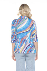 Sabrina Shirt - Retro Cascade - CARINE