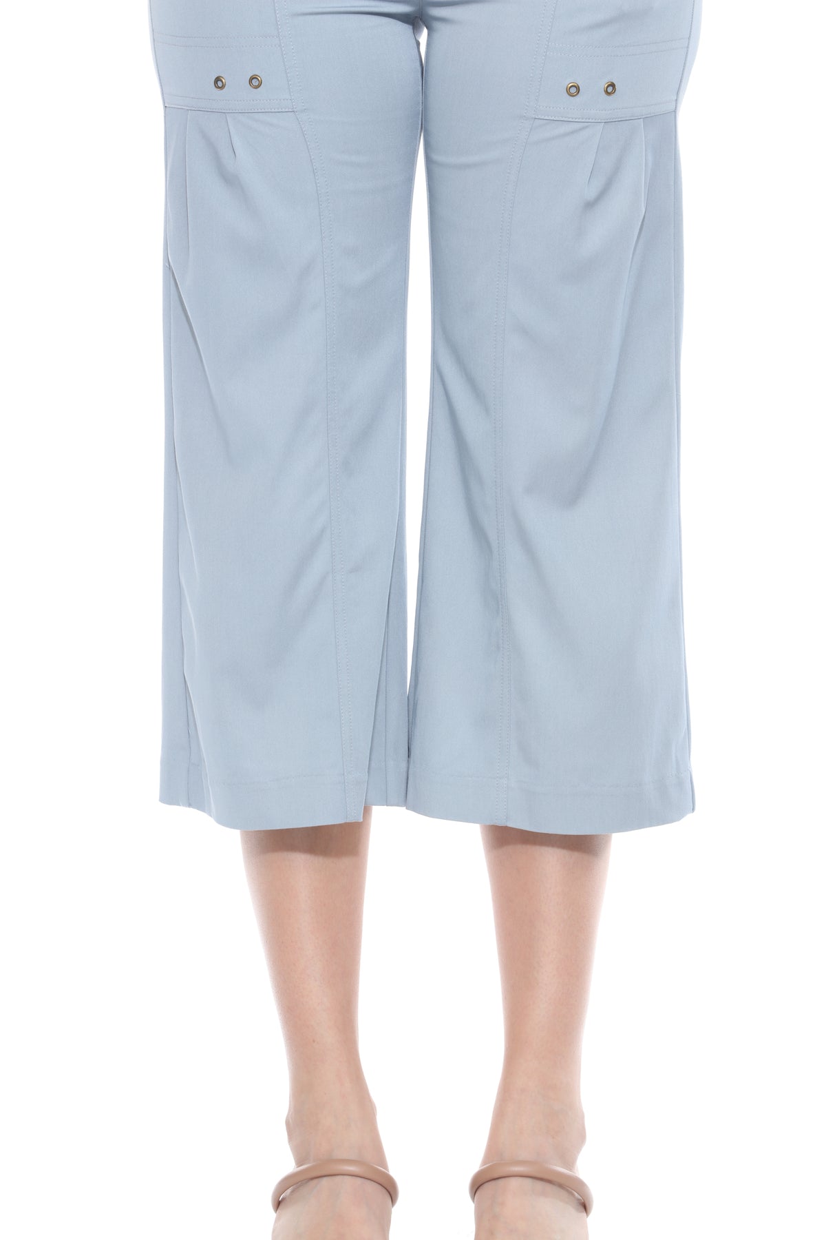 Wide Leg Drawstring Capri - CARINE