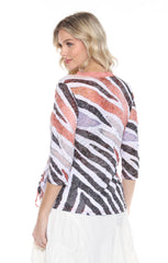 Carlie Top - Sahara Stripes