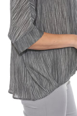 Dolman Sleeve Tuck Blouse - CARINE