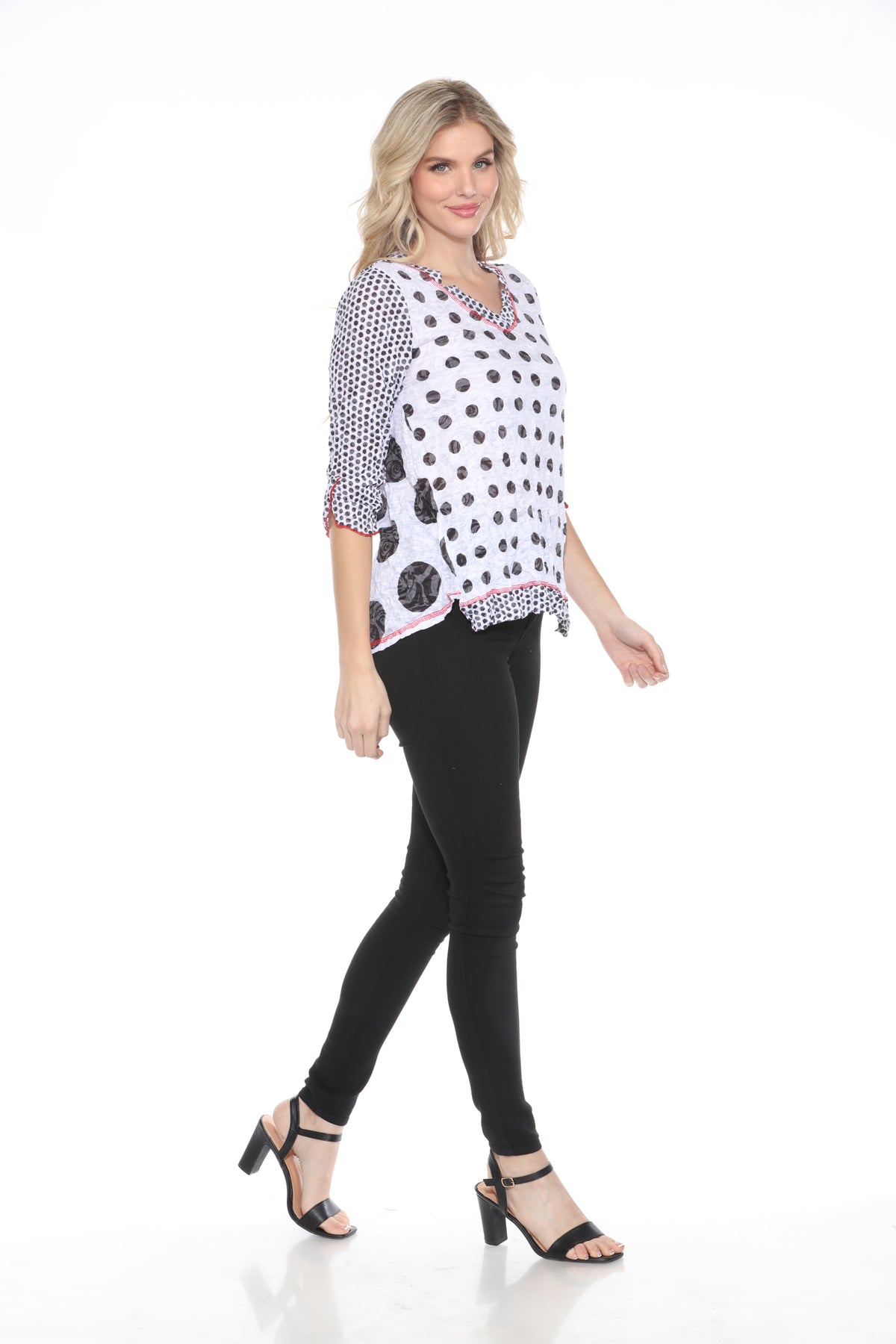 Julia Top - Black Dots - CARINE