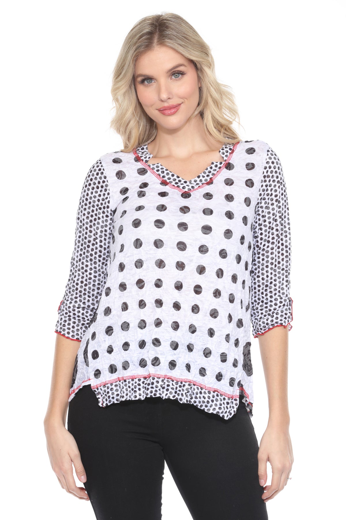 Julia Top - Black Dots