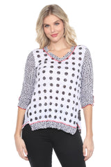 Julia Top - Black Dots