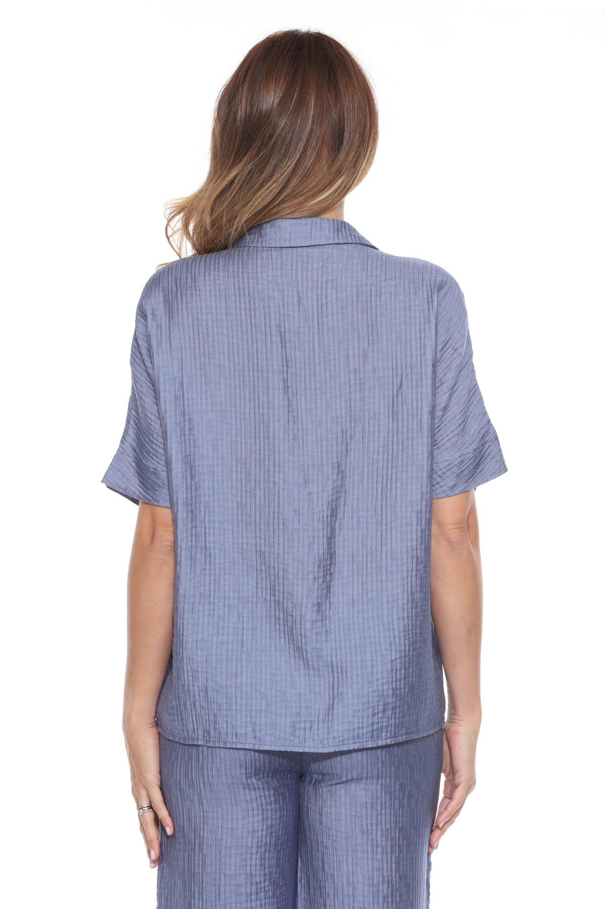 Button Tab & Rivets Matching Set - Blue - CARINE