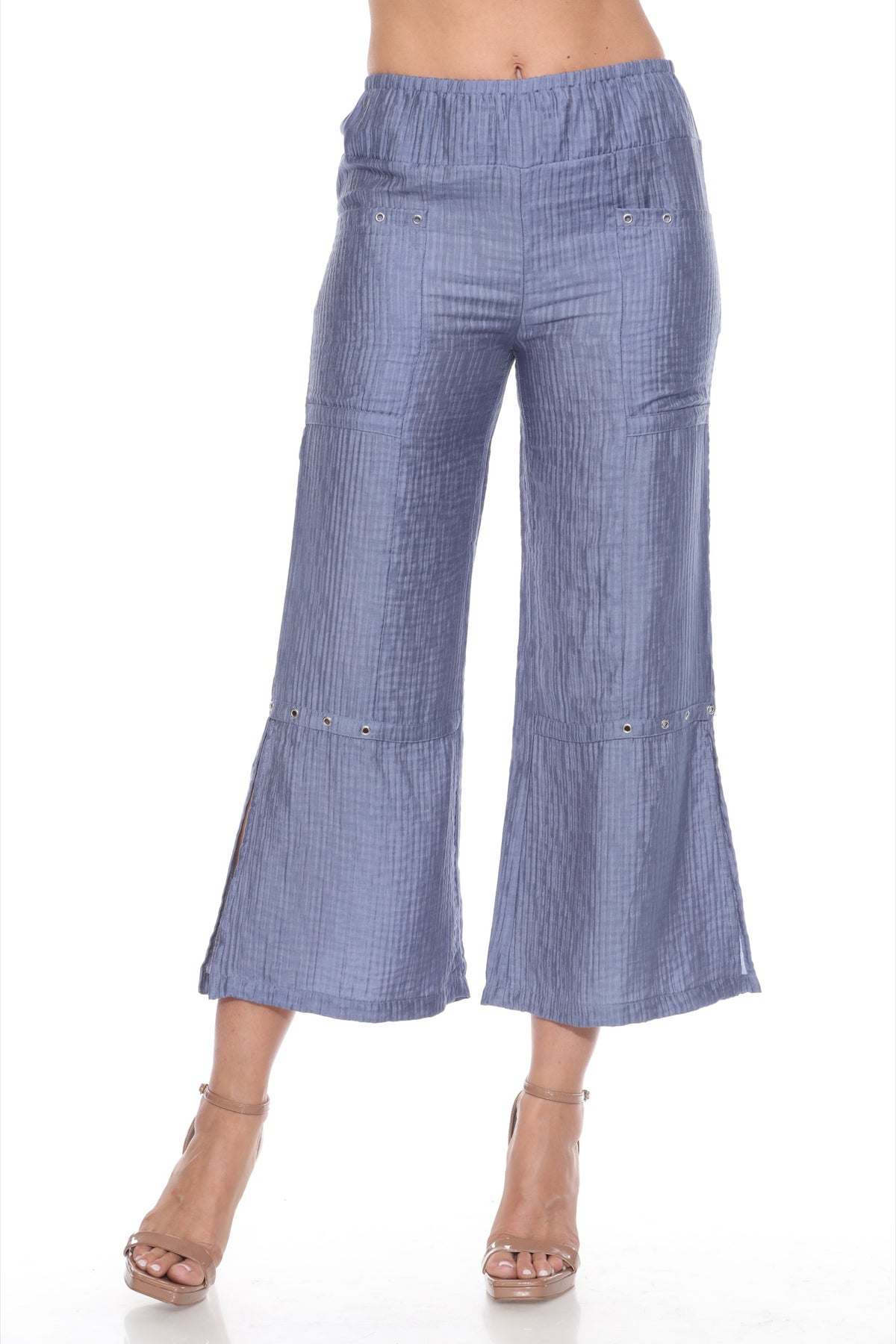 Button Tab & Rivets Matching Set - Blue - CARINE