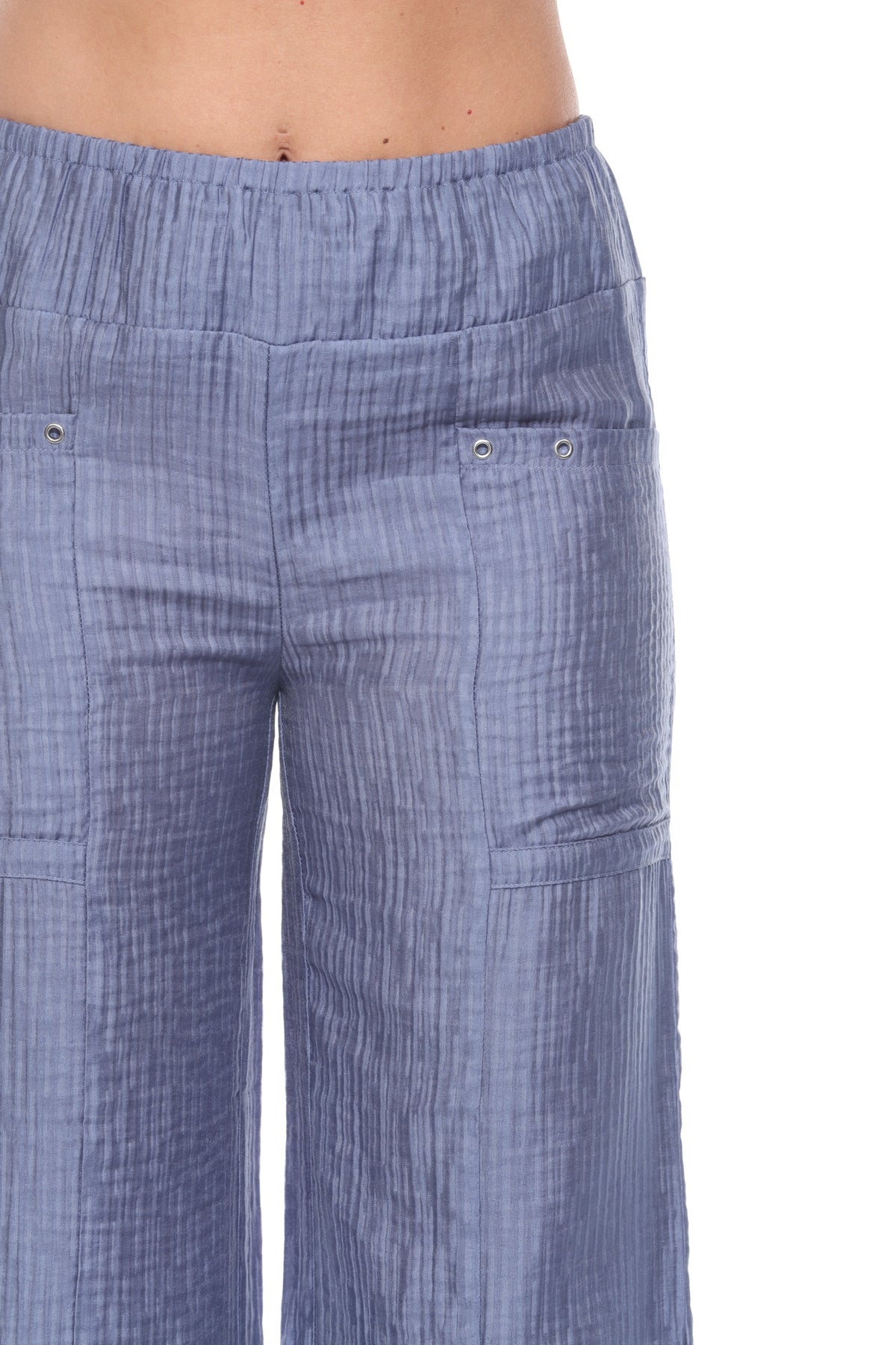 Button Tab & Rivets Matching Set - Blue - CARINE