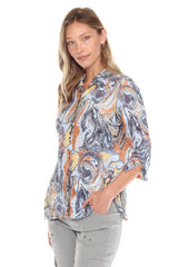 Sabrina Shirt - Marble Flow