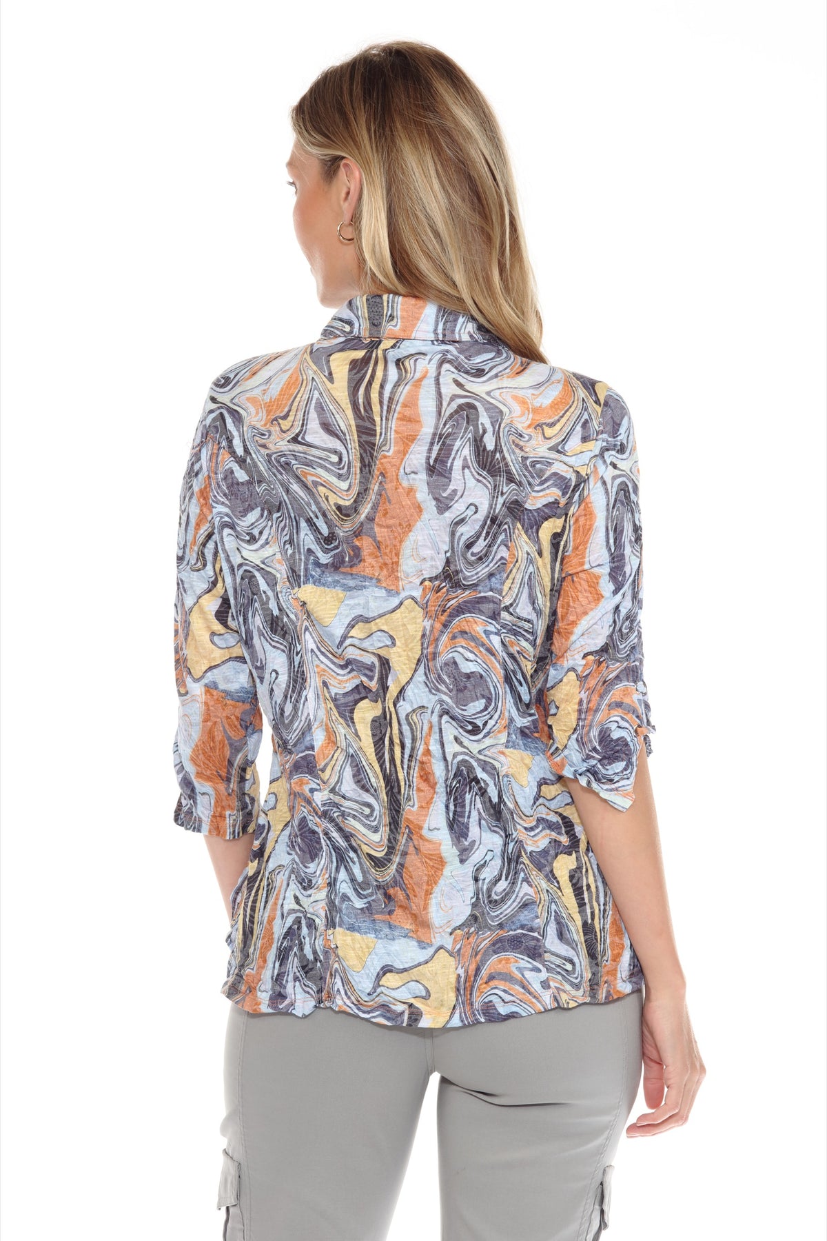 Sabrina Shirt - Marble Flow - CARINE