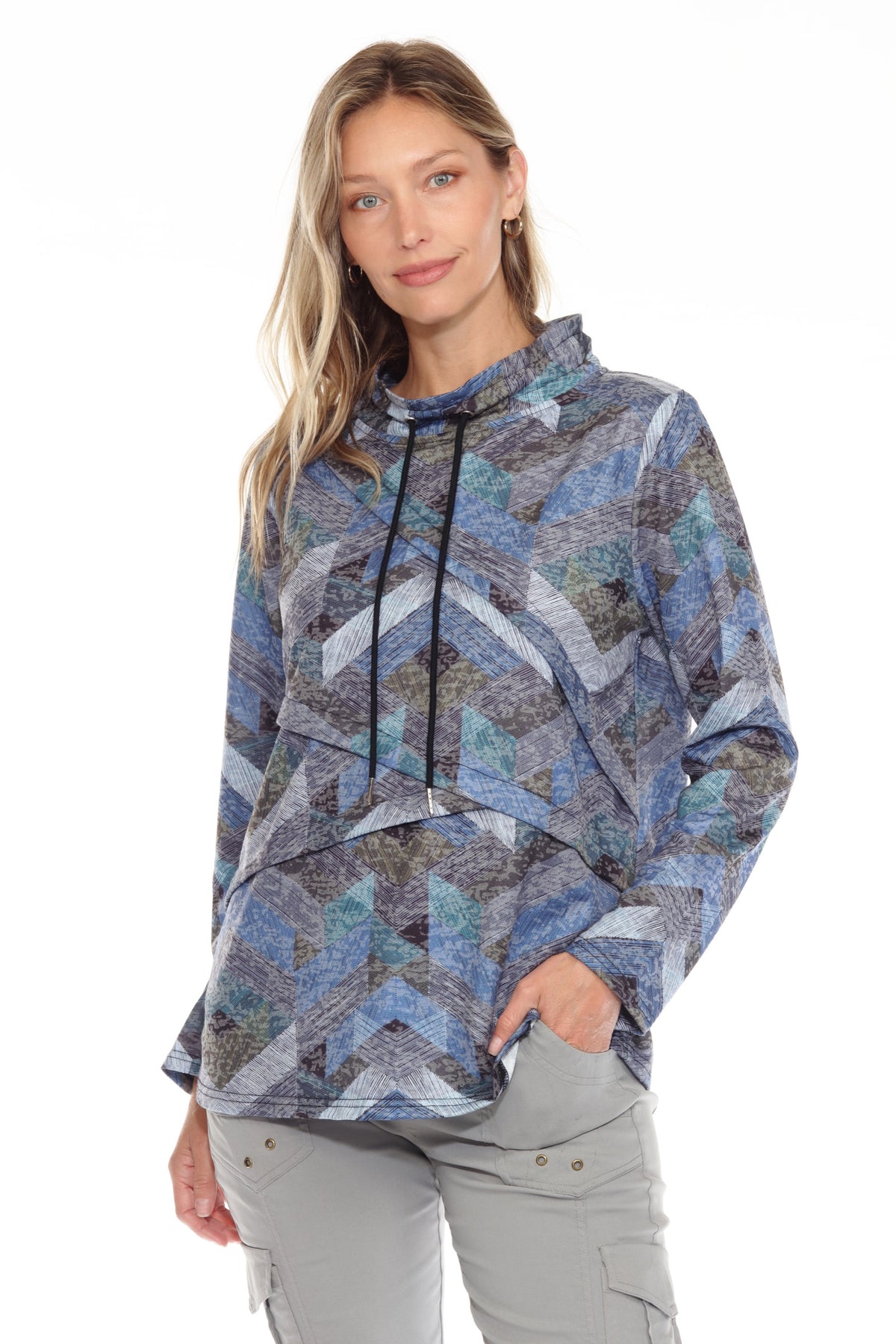 Jillian Pullover - Verdant Edge - CARINE