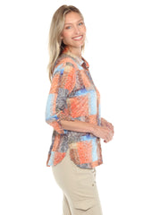 Sabrina Shirt - Sunset Weave - CARINE