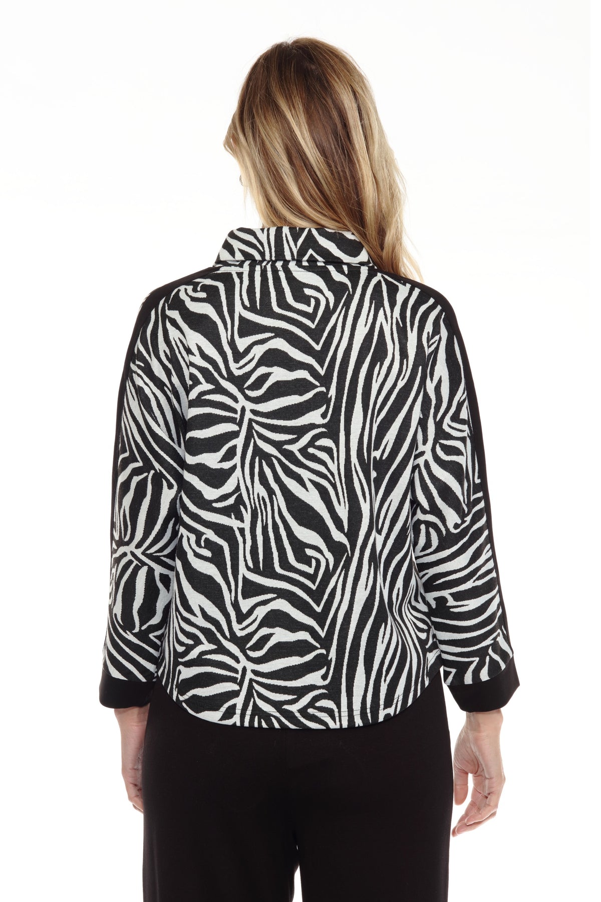 Zip-Down Swing Pullover - CARINE