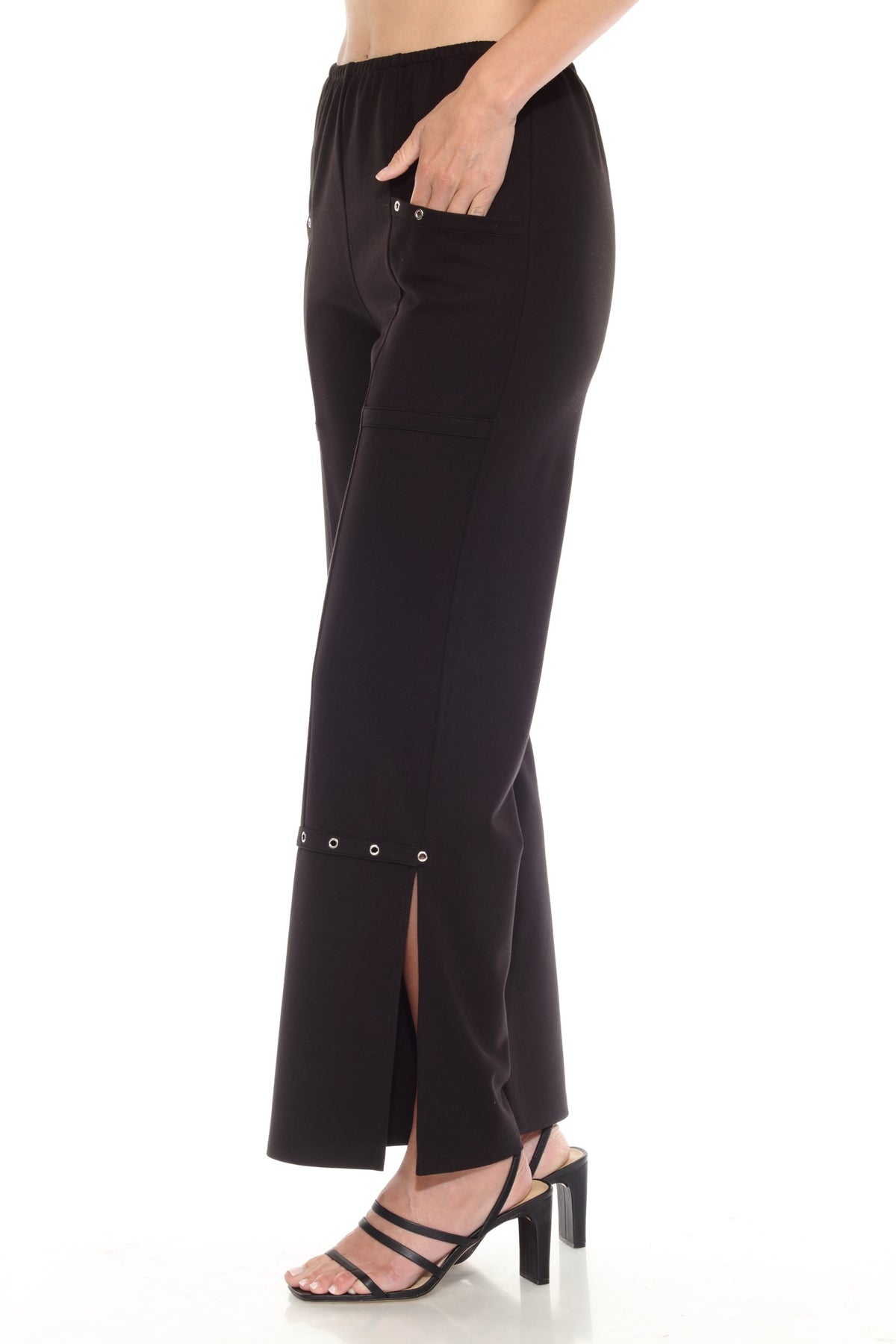 Split Leg Rivet Pant - CARINE