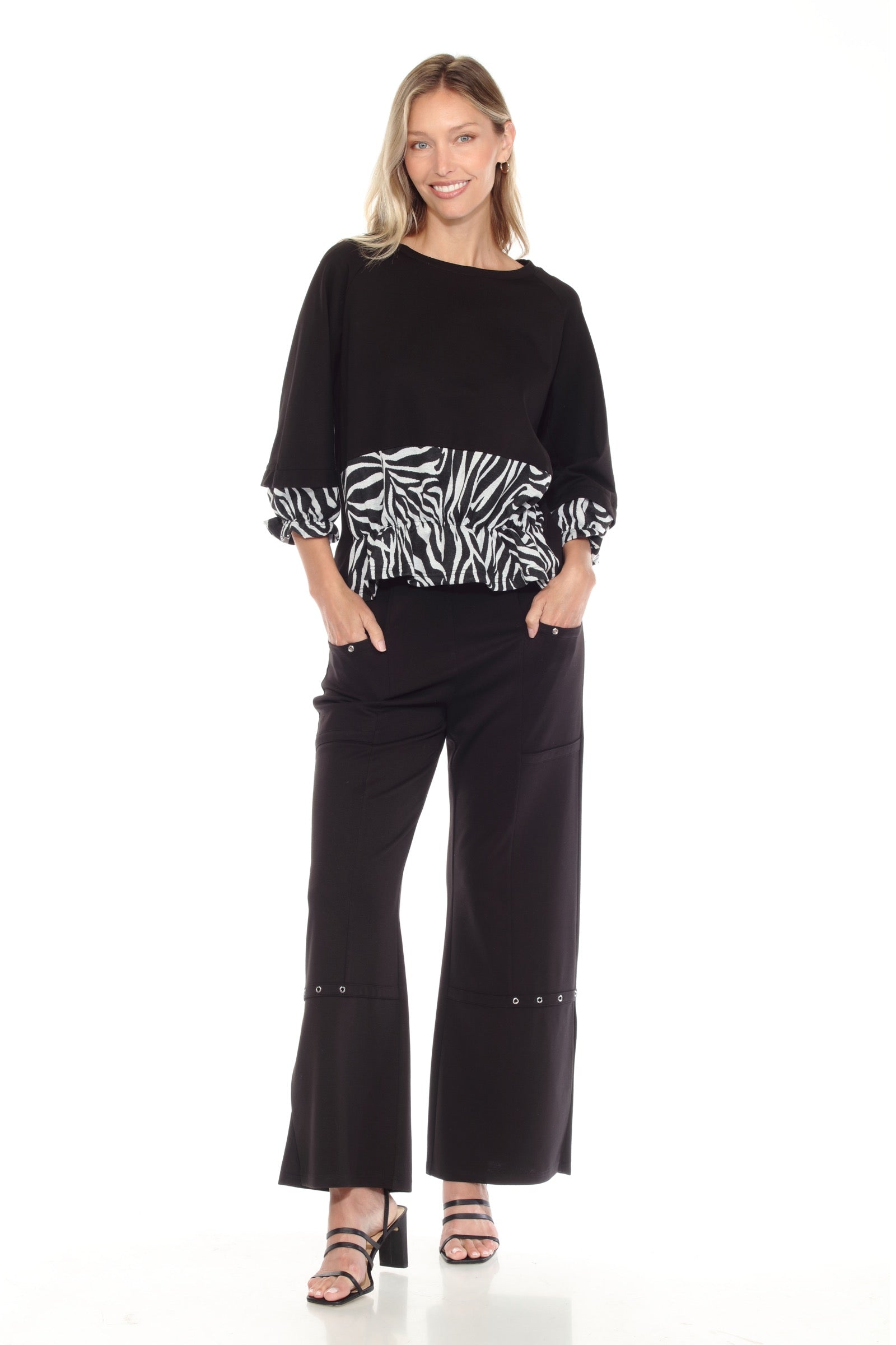 Mixed Panel Hi-Low Top