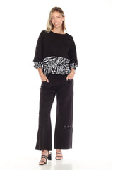Mixed Panel Hi-Low Top