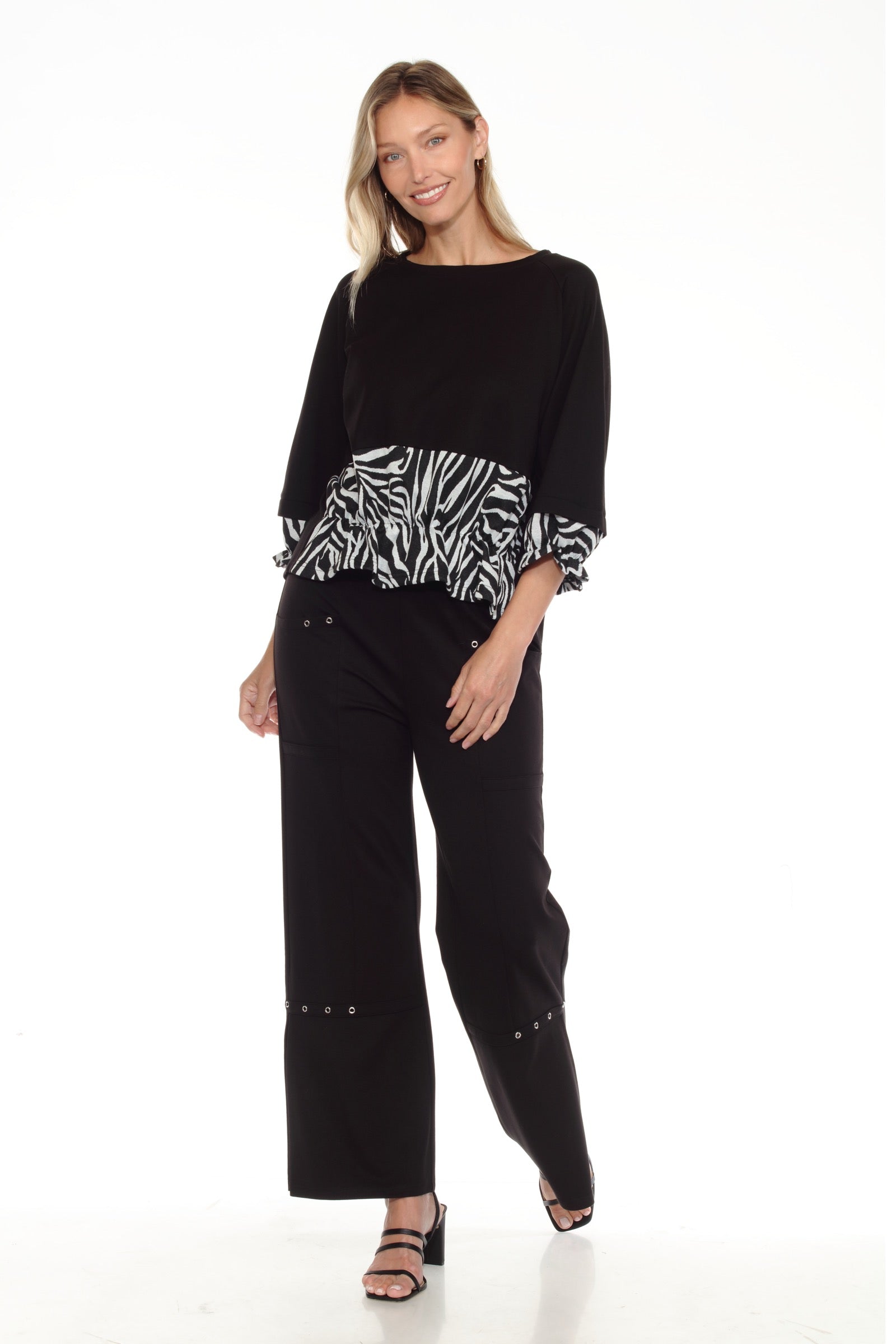 Mixed Panel Hi-Low Top