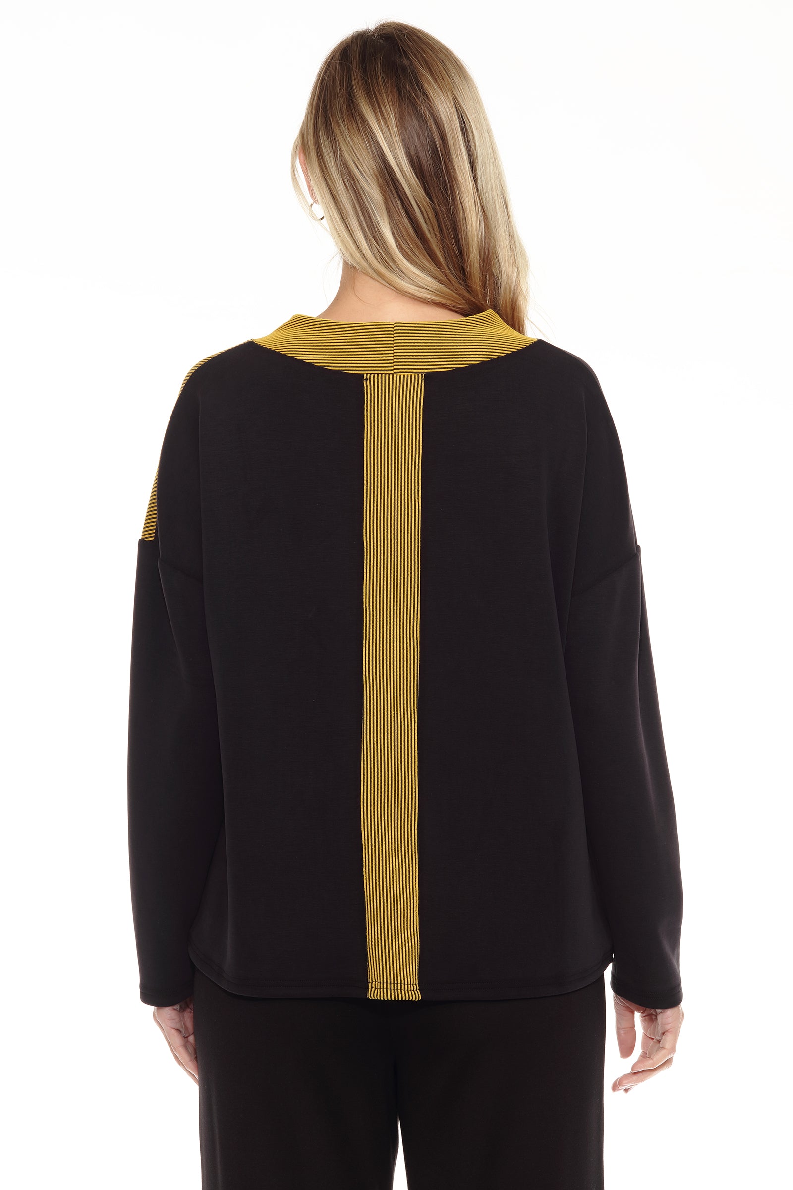 Color Block Pullover and Pant Matching Set