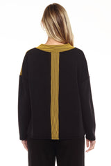 Color Block Pullover and Pant Matching Set