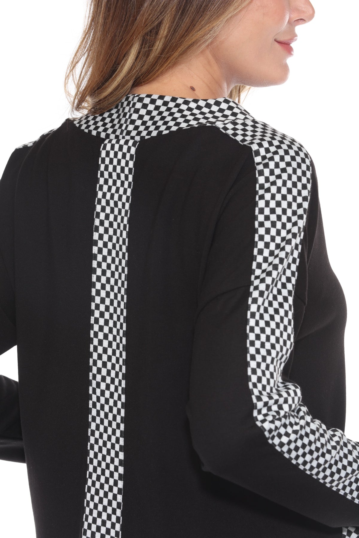 Checker Trim 2pkt Pullover - CARINE
