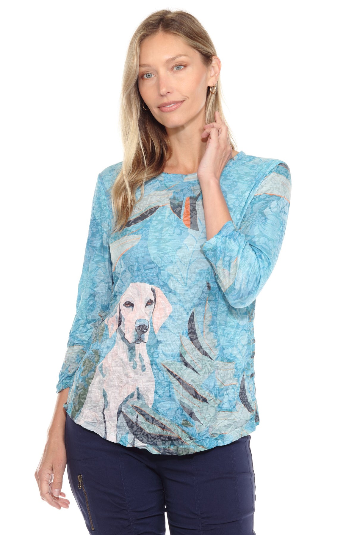 Round-Neck Top - Dream Hound - CARINE