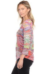 V-Neck Top - Sunset Haze