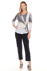 V-Neck Top - Whisper Veil