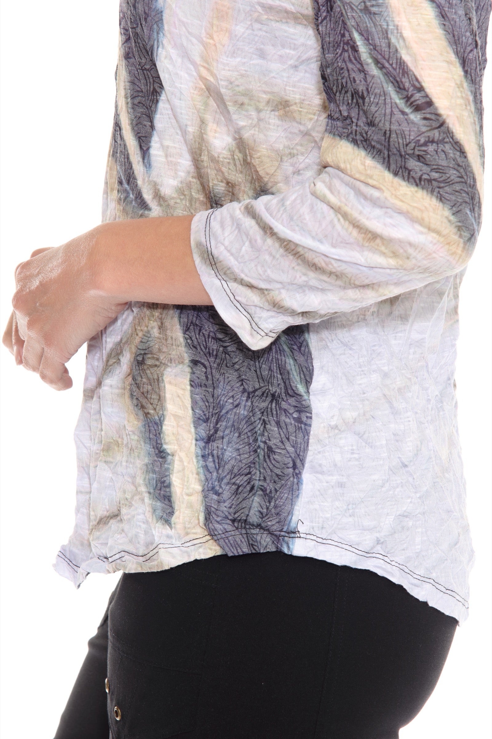 V-Neck Top - Whisper Veil