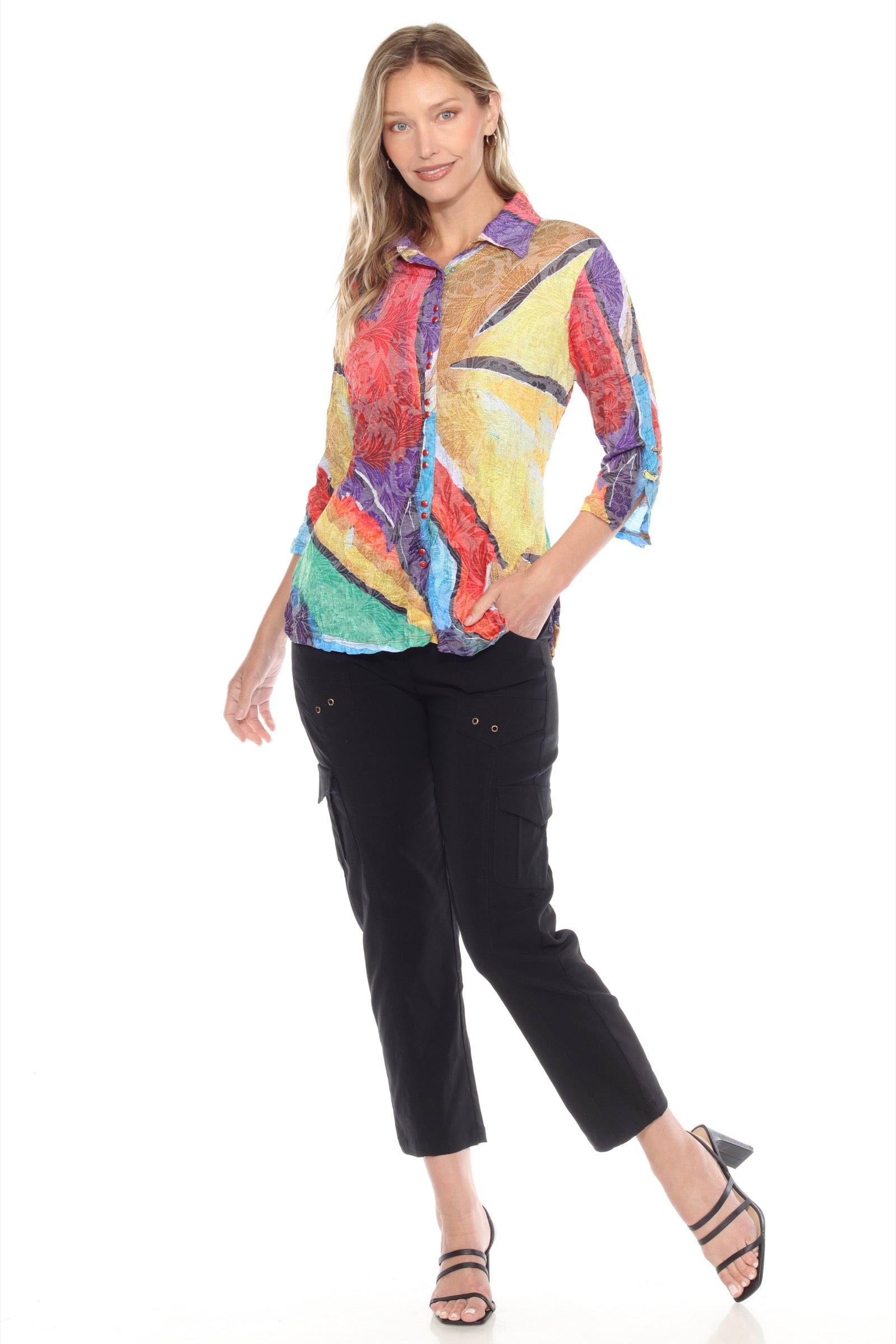 Sabrina Shirt - Island Flare