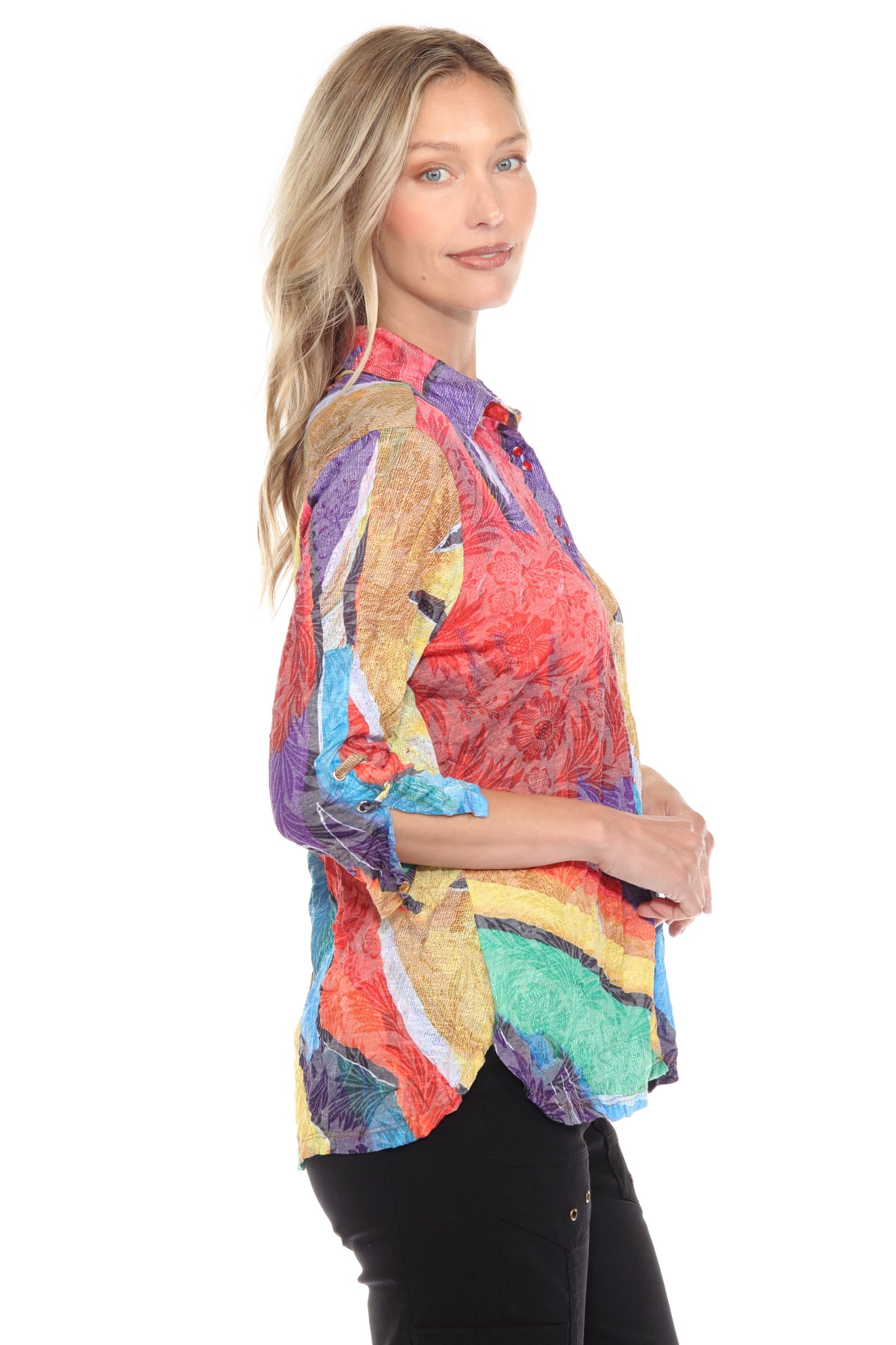 Sabrina Shirt - Island Flare