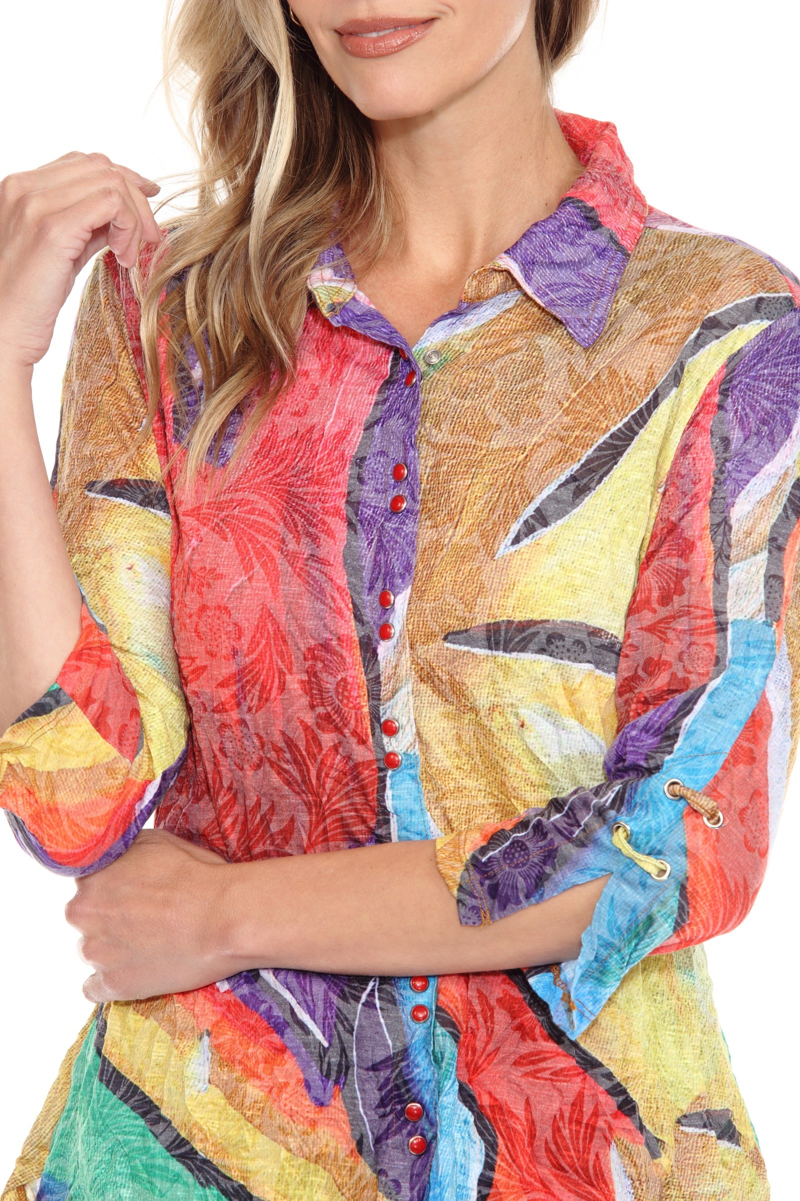 Sabrina Shirt - Island Flare