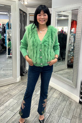 Faux Fur Cardigan - CARINE
