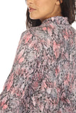Sabrina Shirt - Blush Snake - CARINE