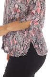 Sabrina Shirt - Blush Snake - CARINE