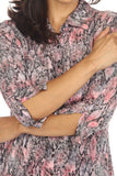 Sabrina Shirt - Blush Snake - CARINE