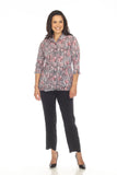 Sabrina Shirt - Blush Snake - CARINE