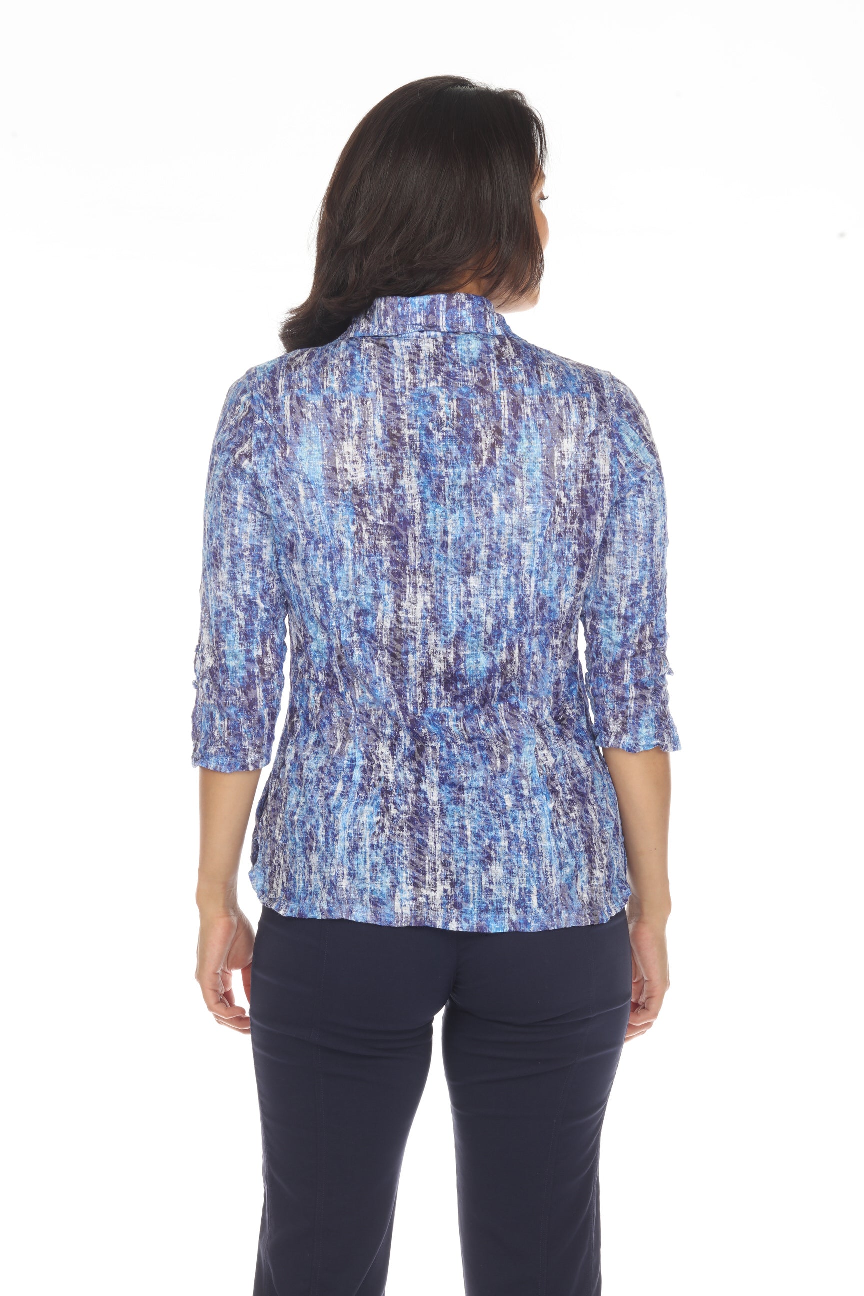 Sabrina Shirt - Blue Ice - CARINE