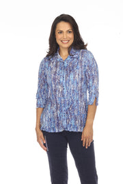 Sabrina Shirt - Blue Icey