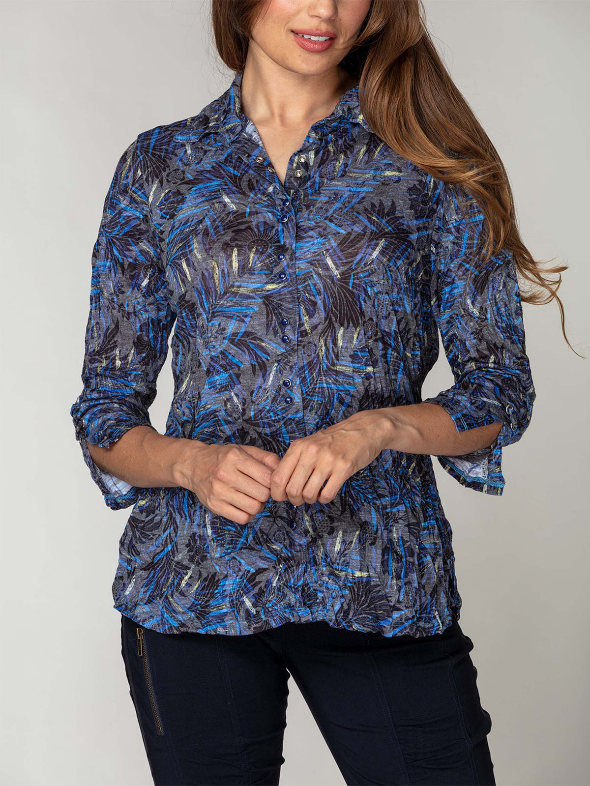 Sabrina Shirt - Indigo Canopy