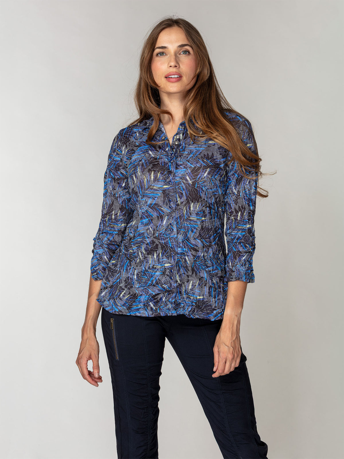 Sabrina Shirt - Indigo Canopy