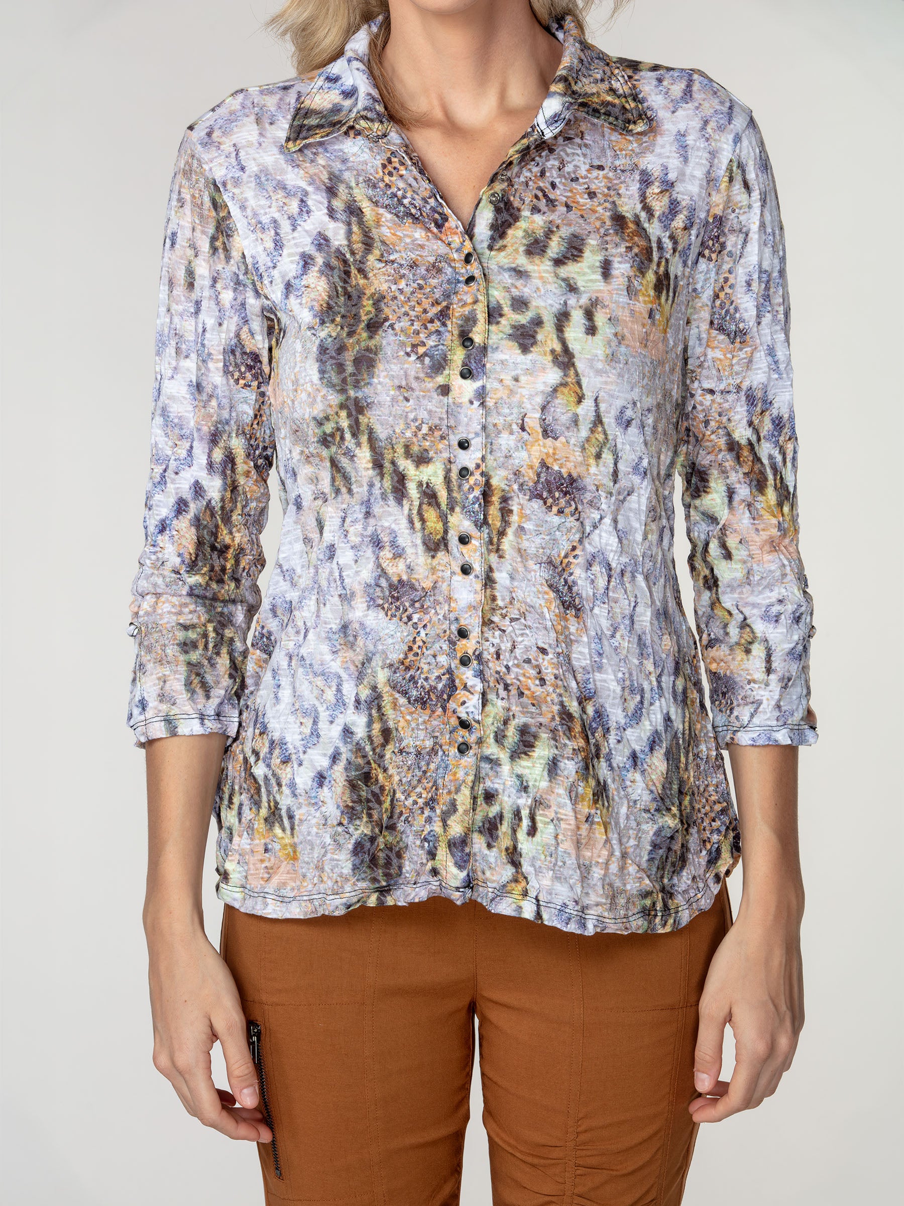 Sabrina Shirt - Safari Essence