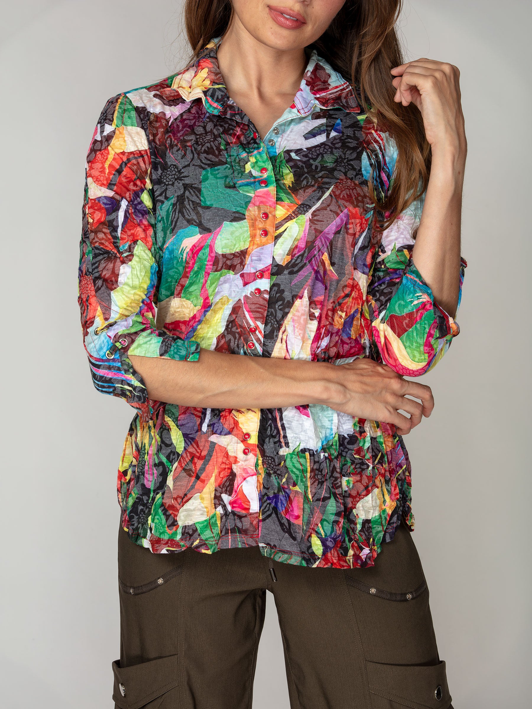 Sabrina Shirt - Vivid Botanica