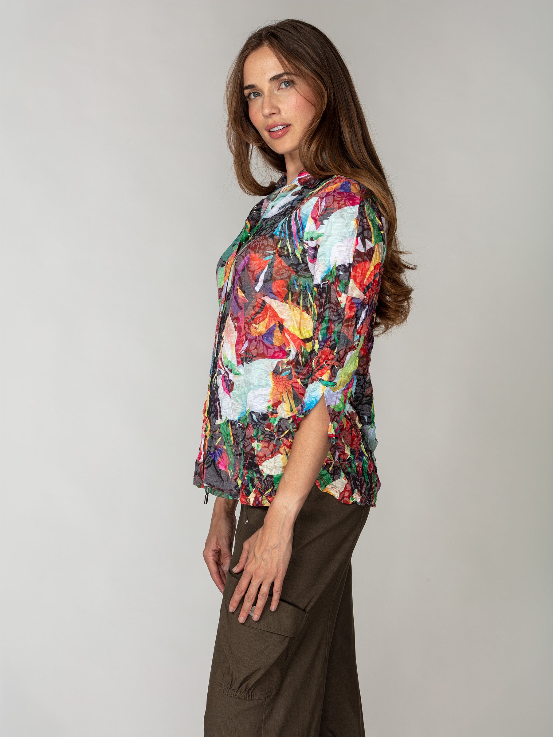 Sabrina Shirt - Vivid Botanica