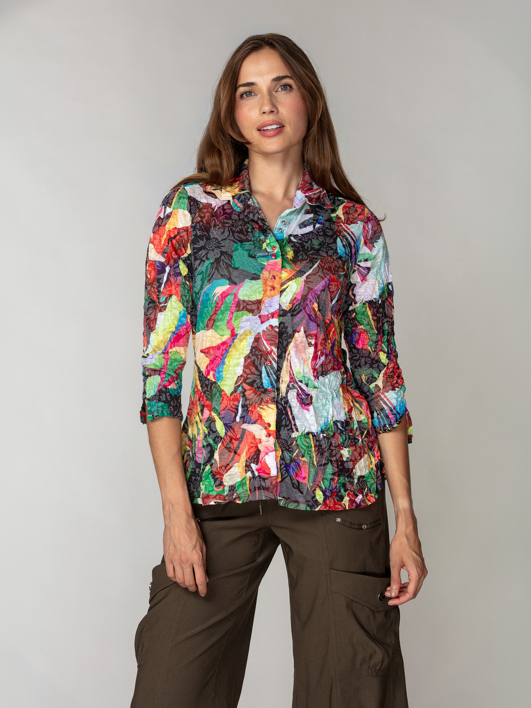 Sabrina Shirt - Vivid Botanica