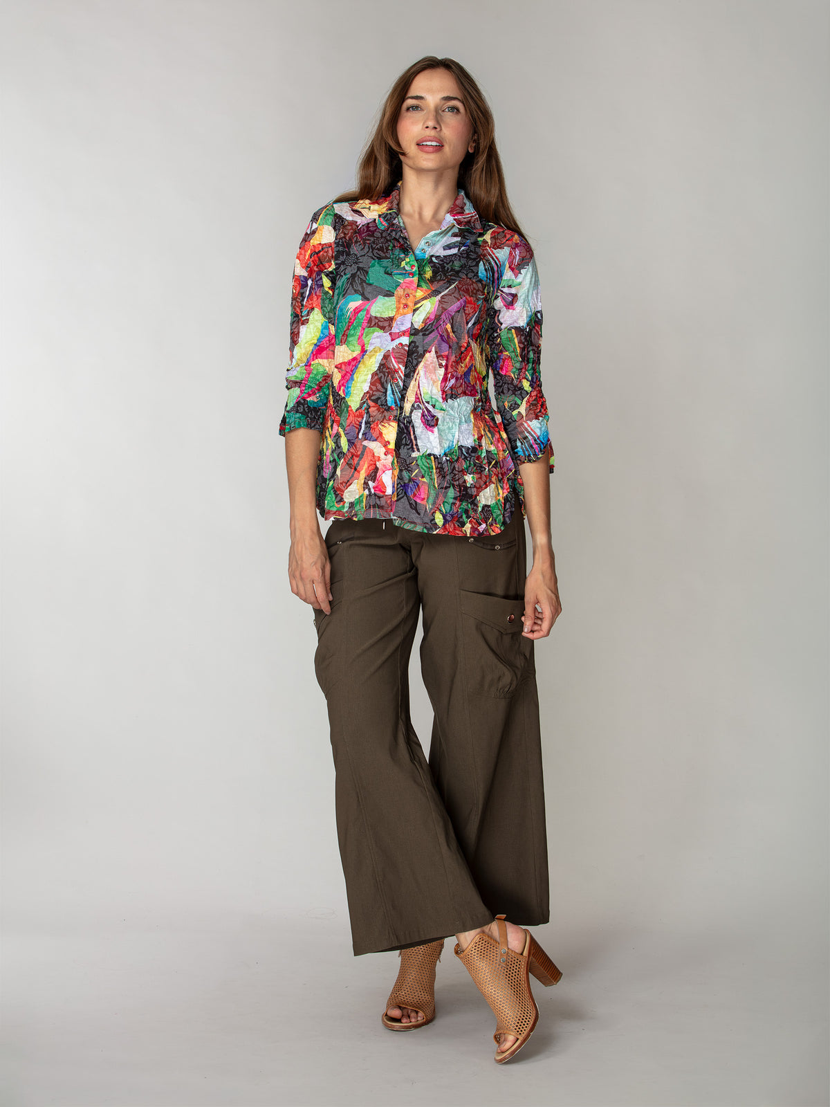 Sabrina Shirt - Vivid Botanica