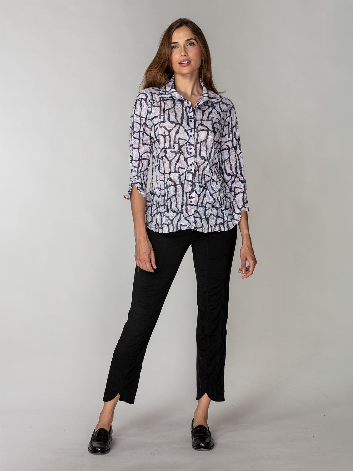 Sabrina Shirt - Weathered Stone