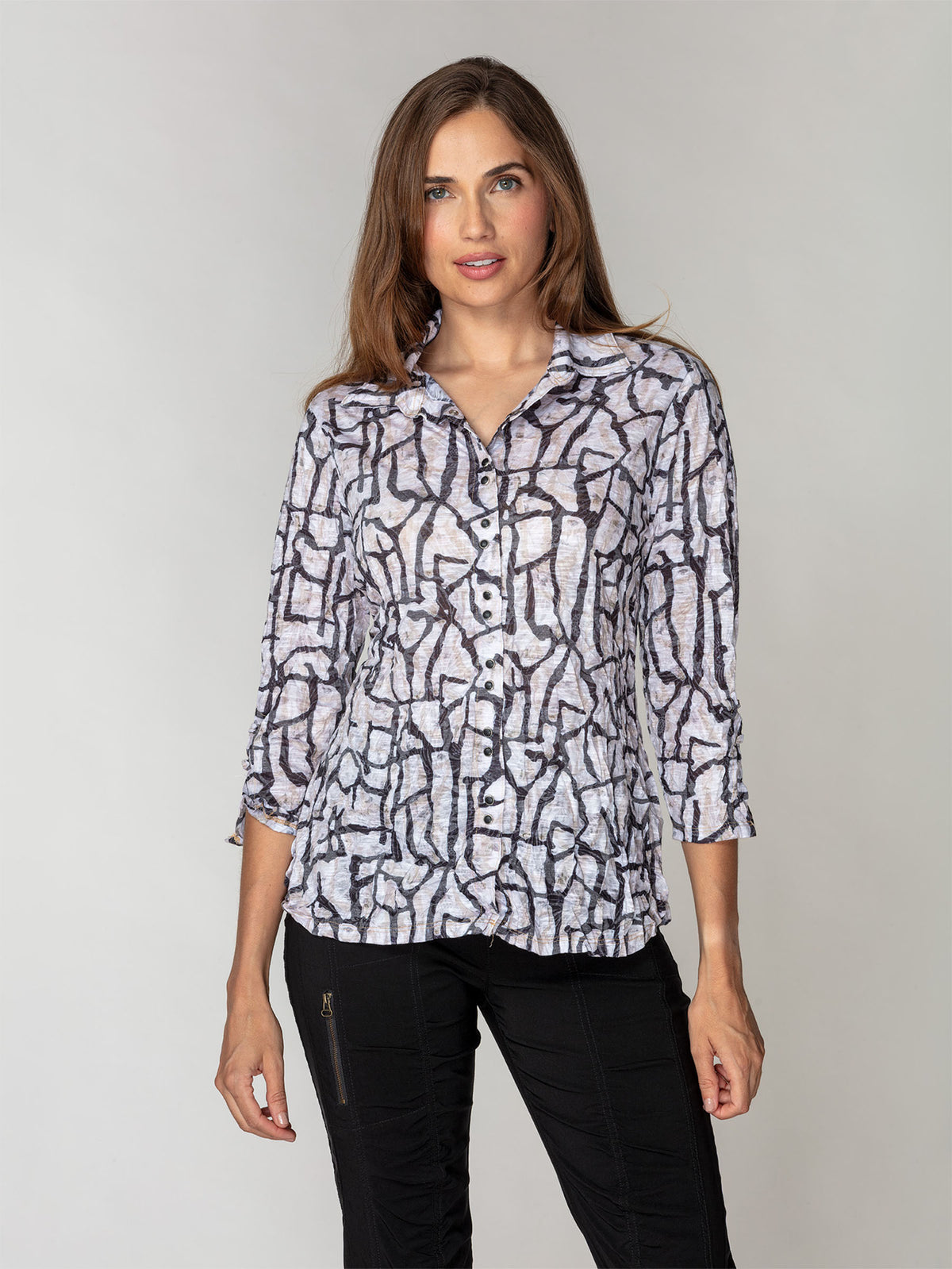 Sabrina Shirt - Weathered Stone