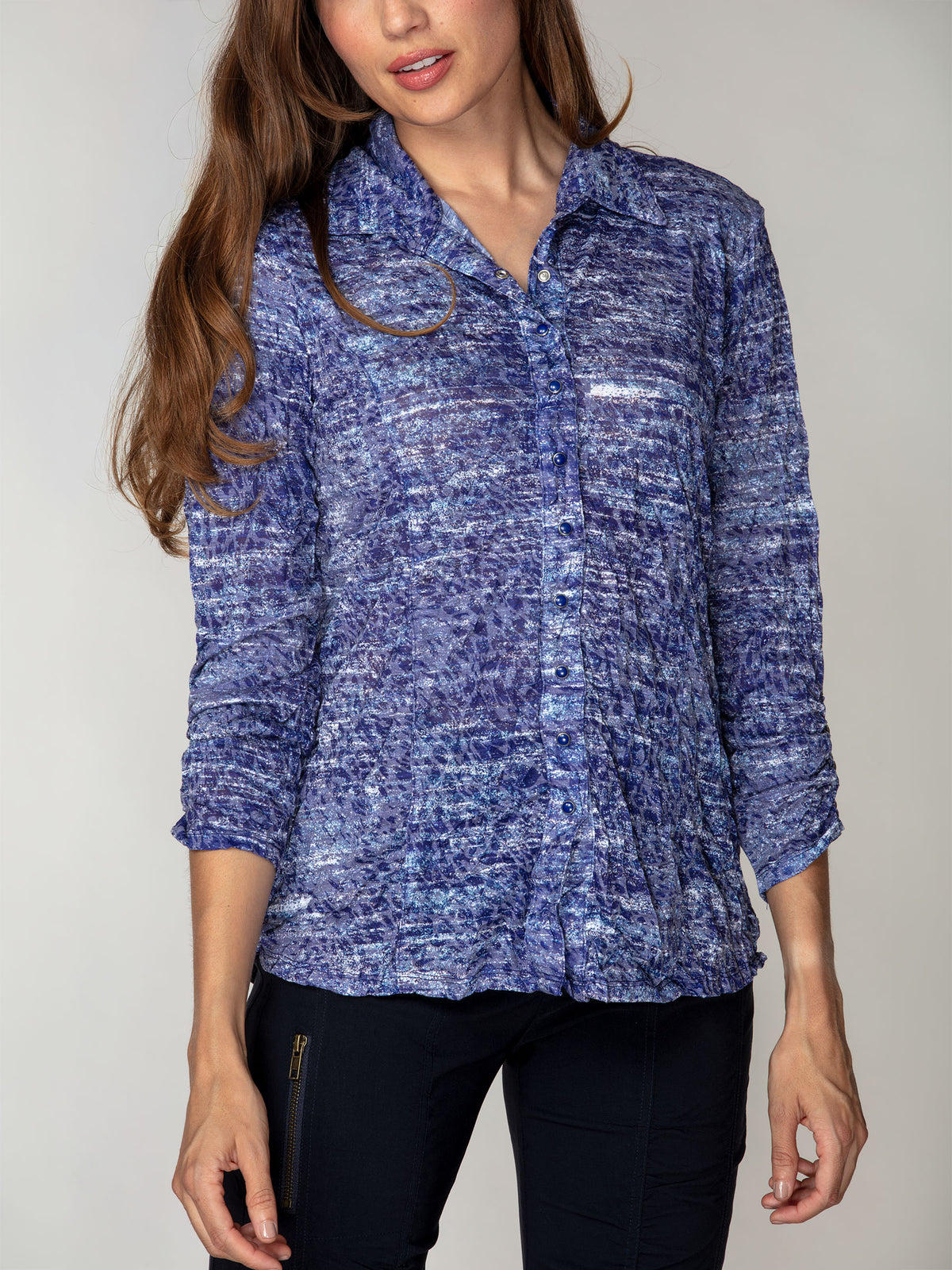 Sienna Shirt - Indigo Whisper