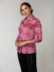 Sienna Shirt - Crimson Haze